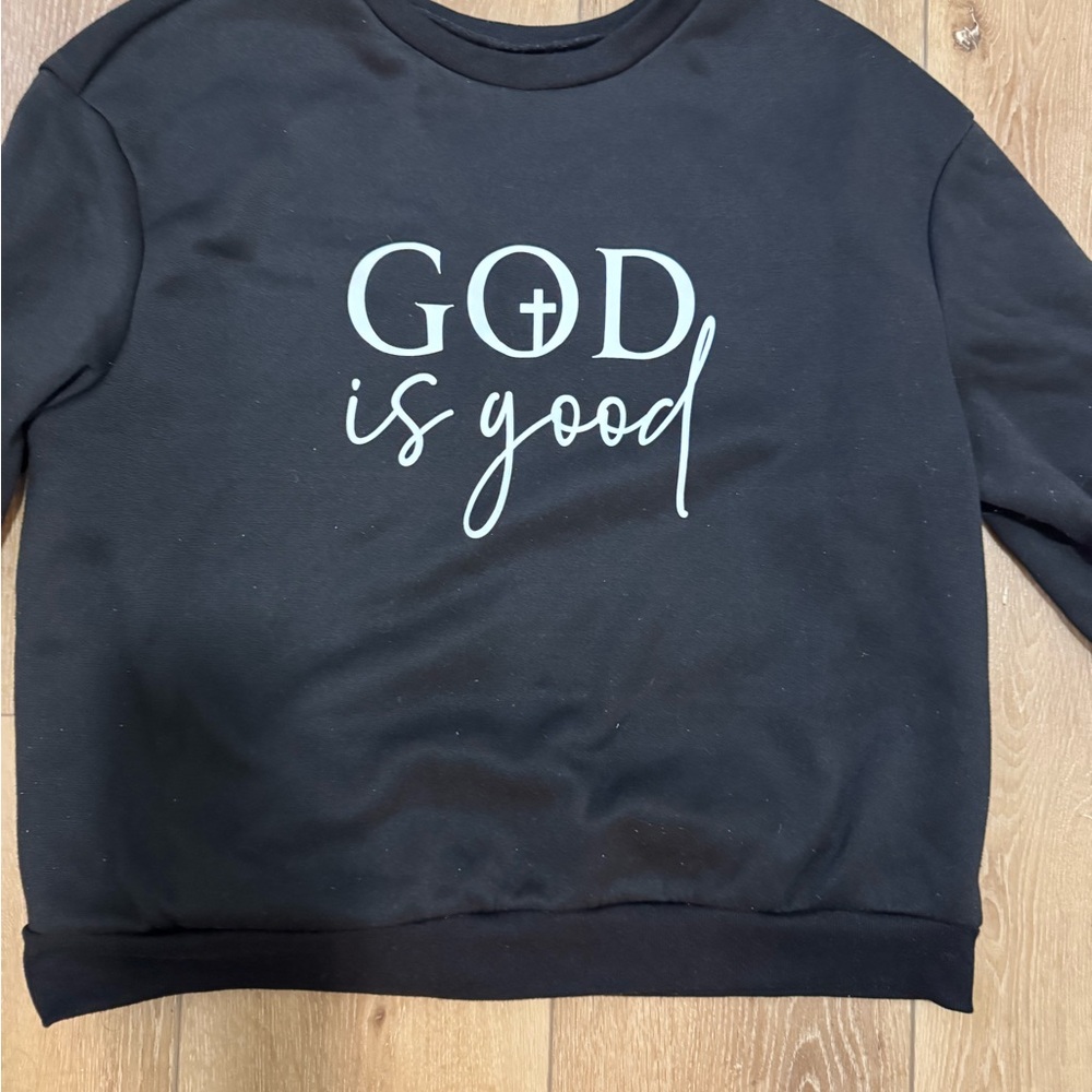SHEIN Black 3XL Sweatshirt - Picture 2 of 4